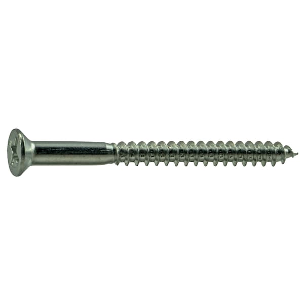 Midwest Fastener Wood Screw, #8, 2 in, Zinc Plated Steel Flat Head Phillips Drive, 40 PK 62771 - main